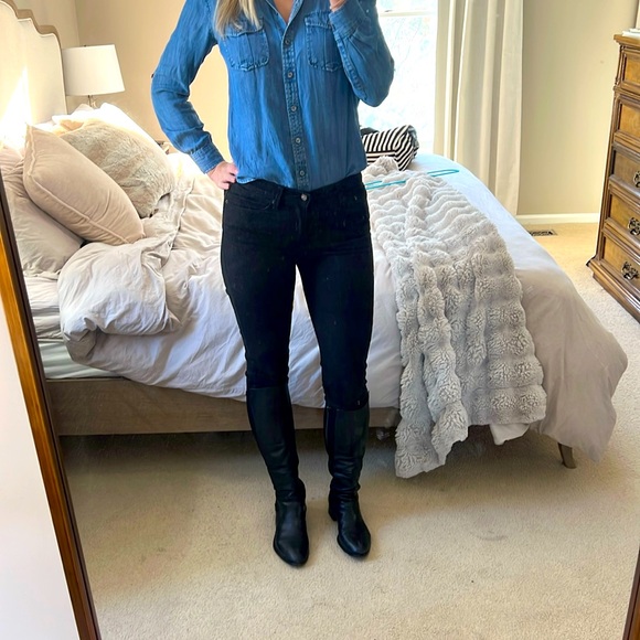 Tall leather riding boots - Picture 2 of 6